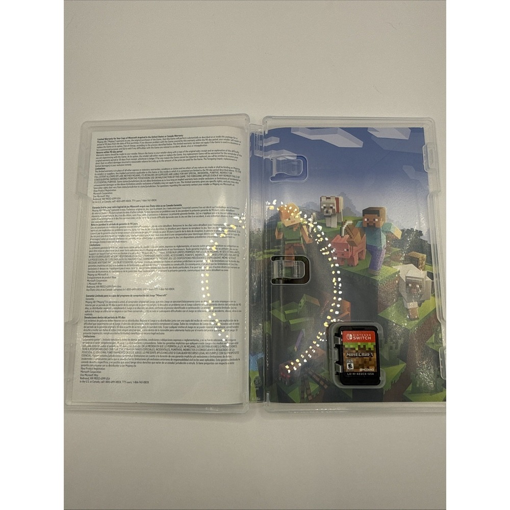 Minecraft - Nintendo Switch Tested Works w/ Case - Picture 2 of 5